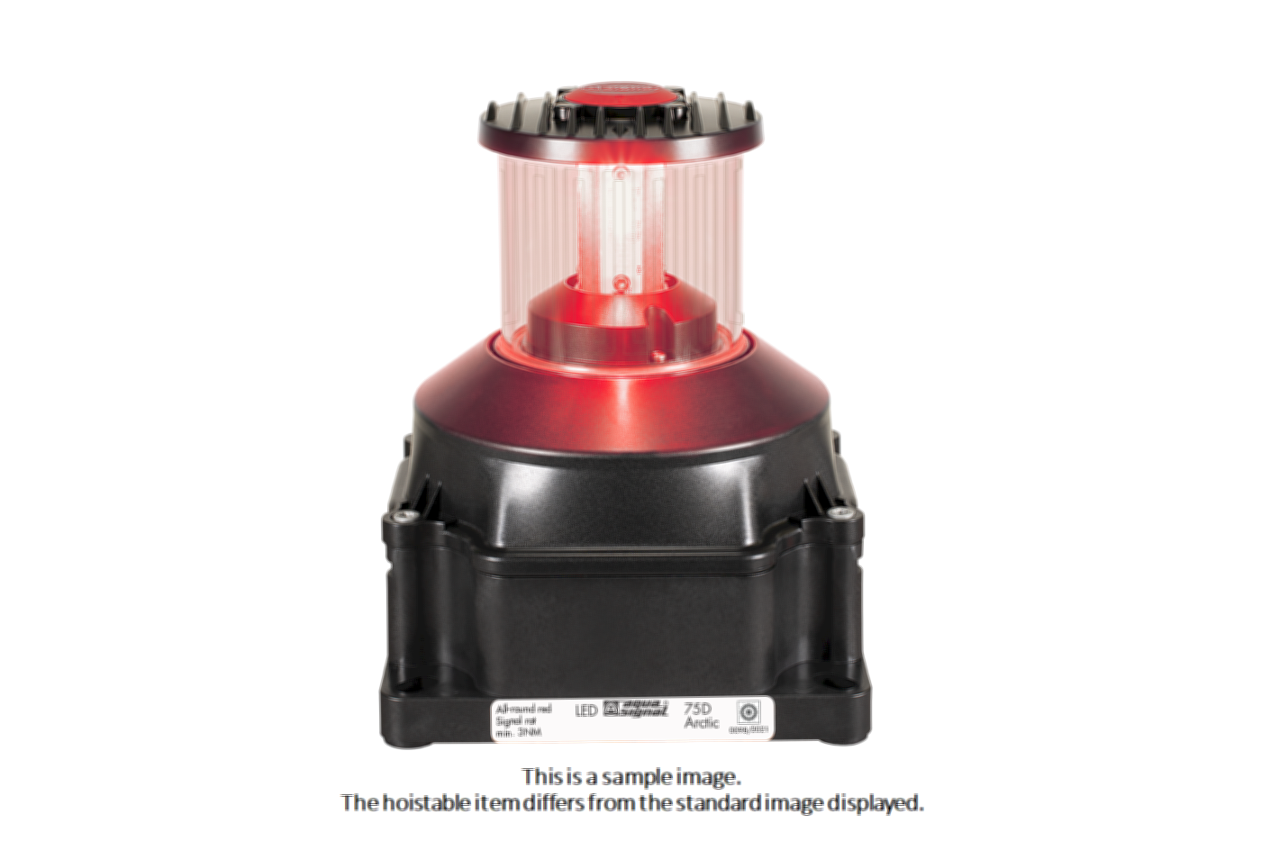 75D ARCTIC LED A/R RED 360&#176; 115-230VAC HOISTABLE
