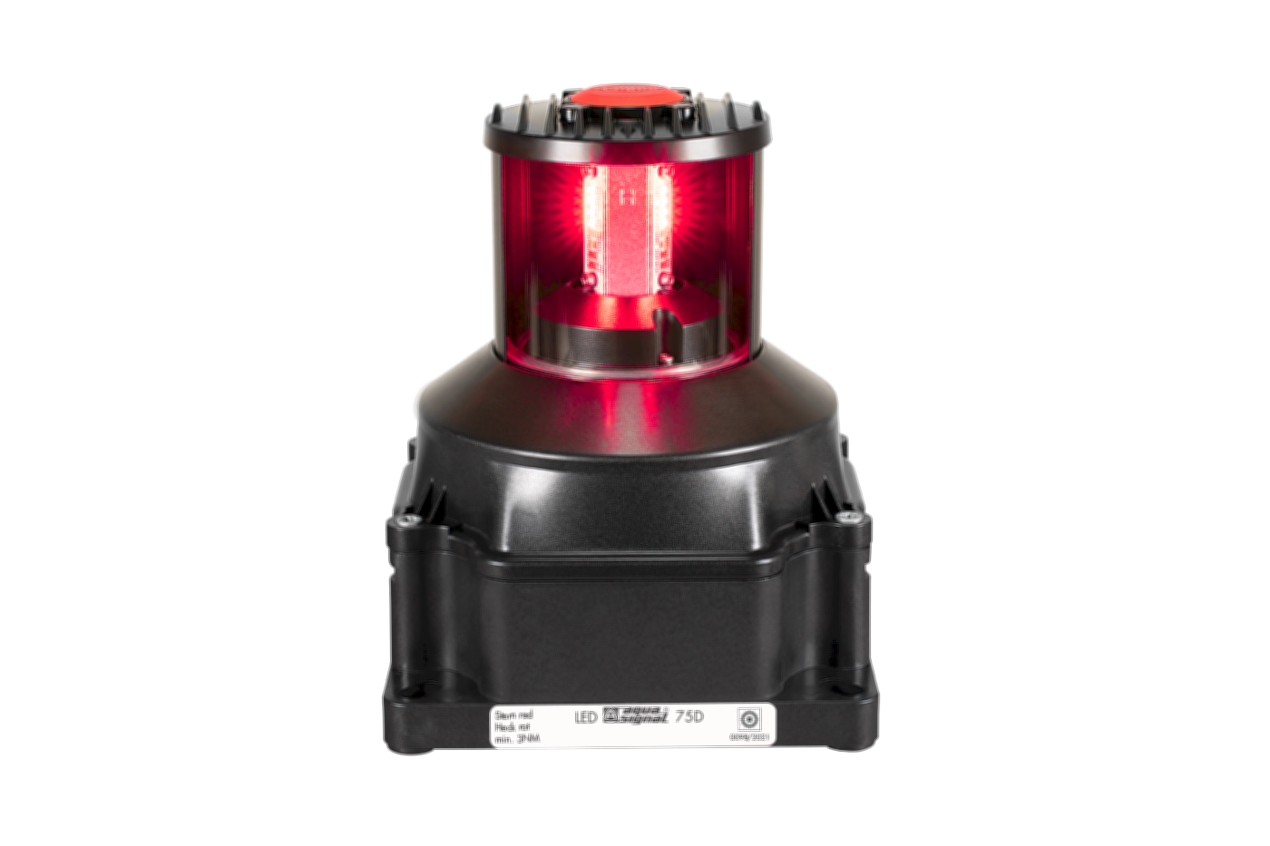 75D LED STERN RED 135&#176; 115-230VAC+24VDC W/O-CERTIFICATION