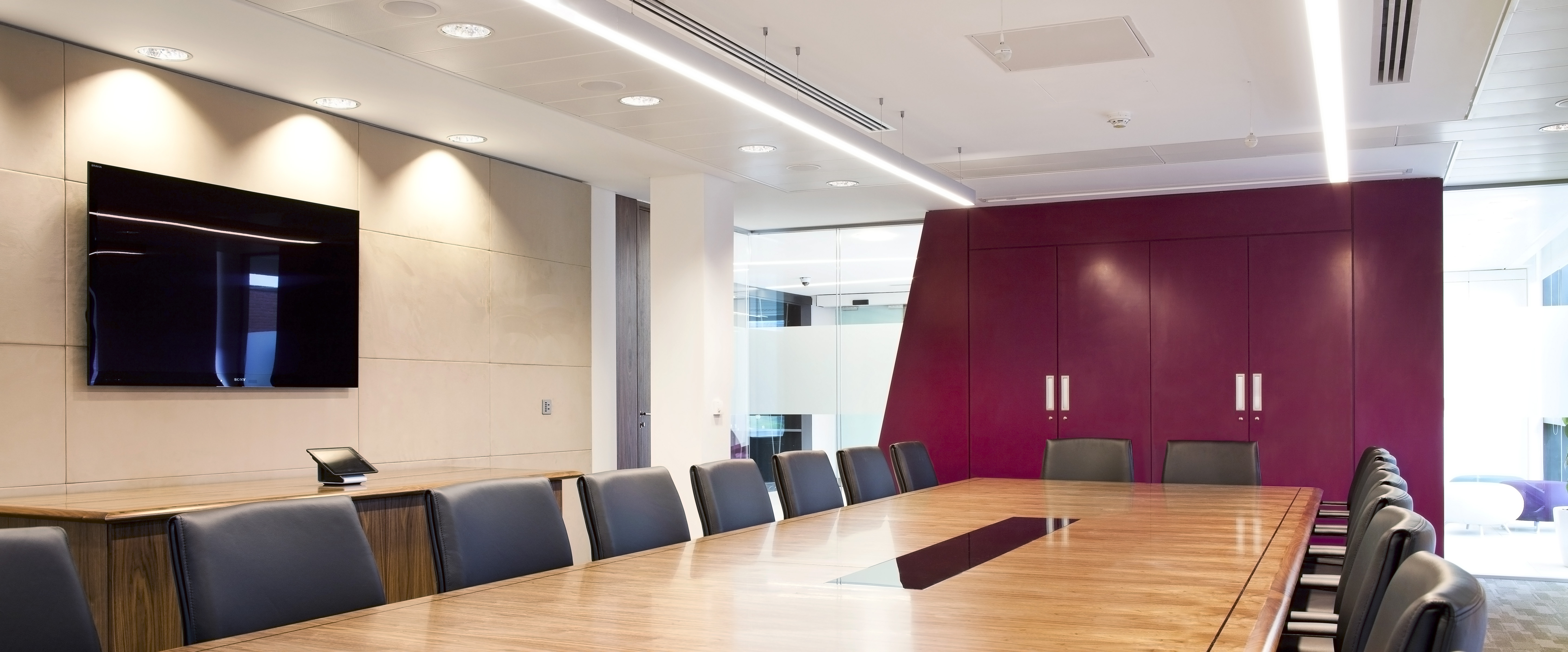 video conference room lighting design