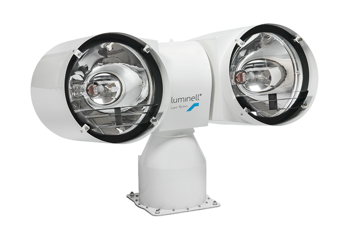 LN0381 (1 = white light, 2 = UV light; from the view of the searchlight from left to right)
