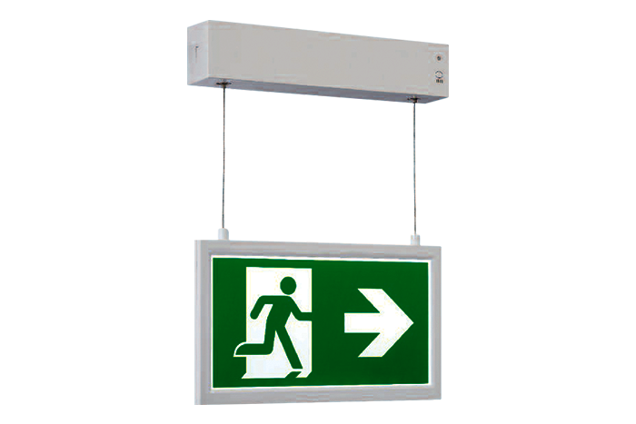 channel emergency exit sign